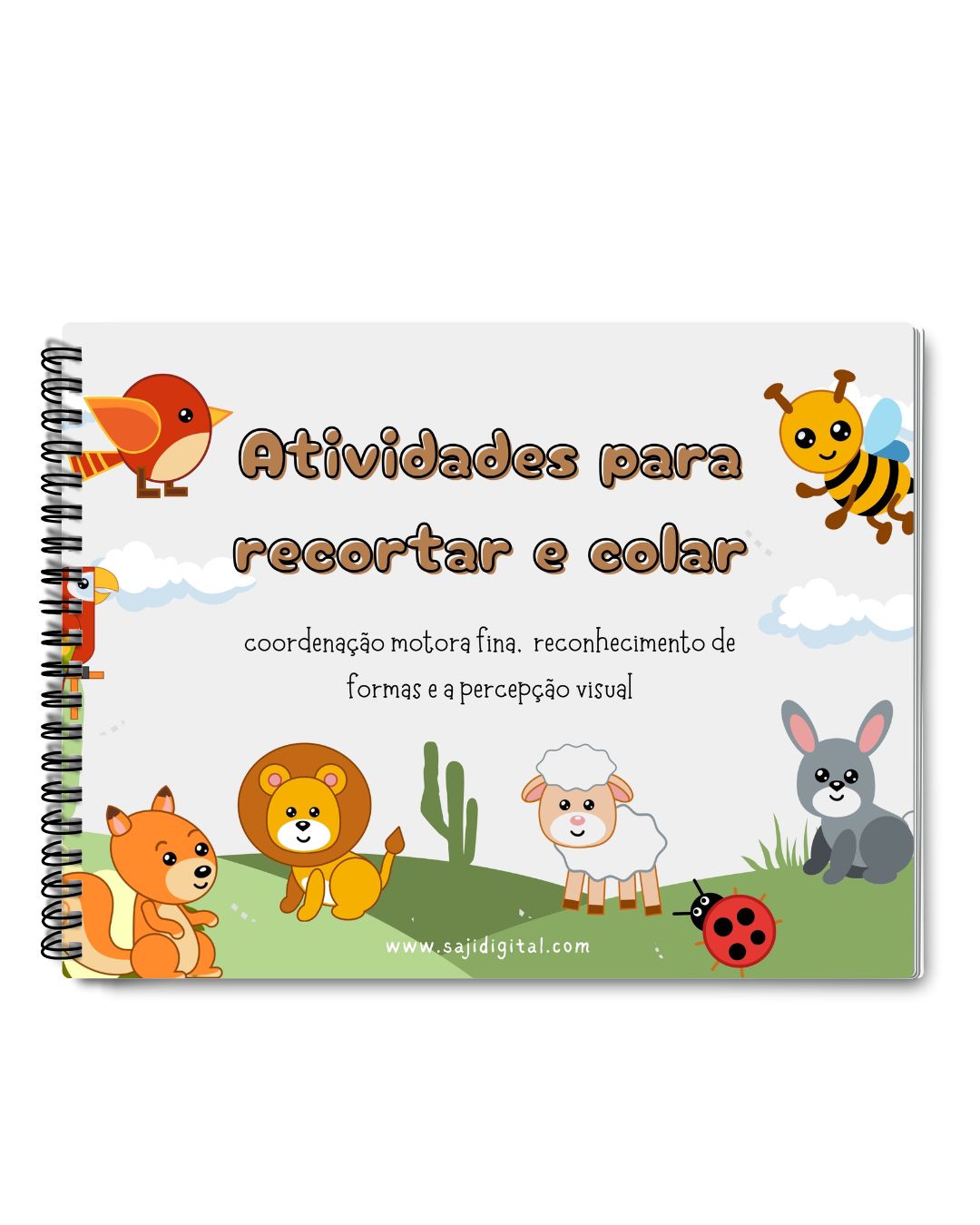 OS ANIMAIS - ATIVIDADES PARA RECORTAR E COLAR – SAJI