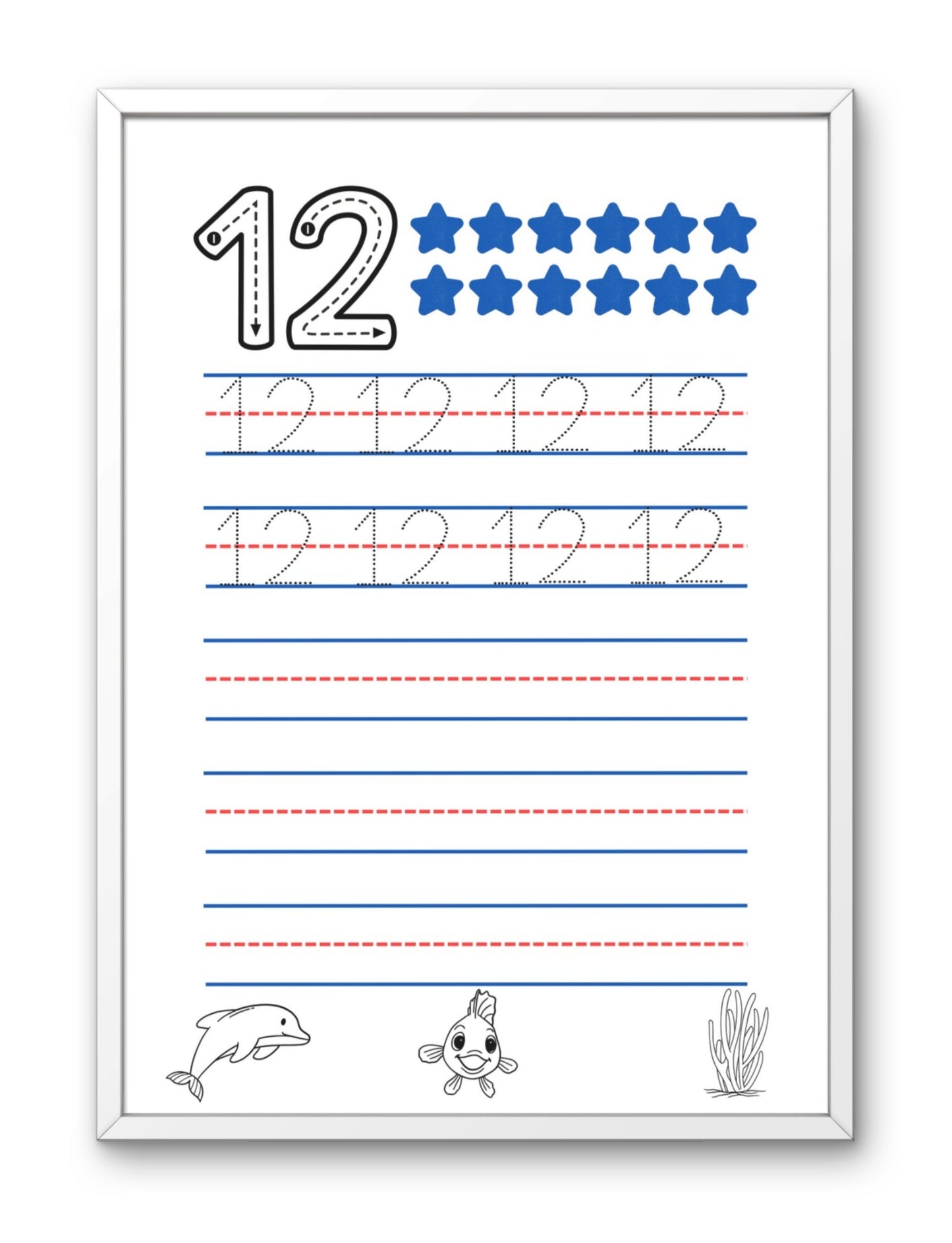 Caderno dos numeros 1 a 20