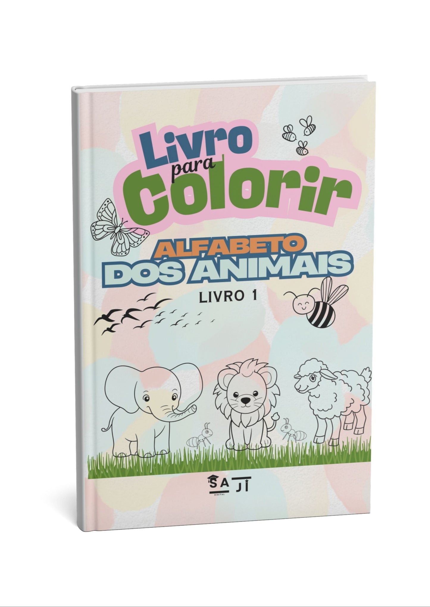Alfabeto dos Animais - livro para colorir