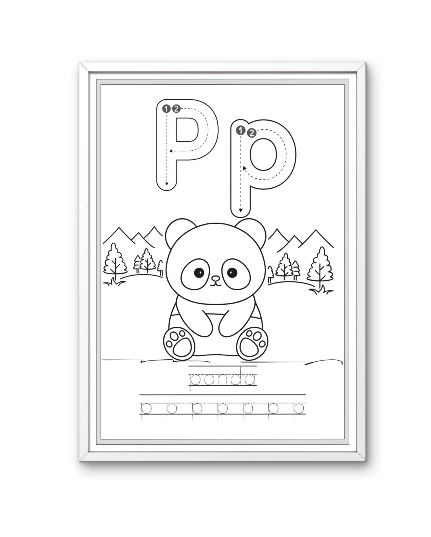 Alfabeto dos Animais - livro para colorir
