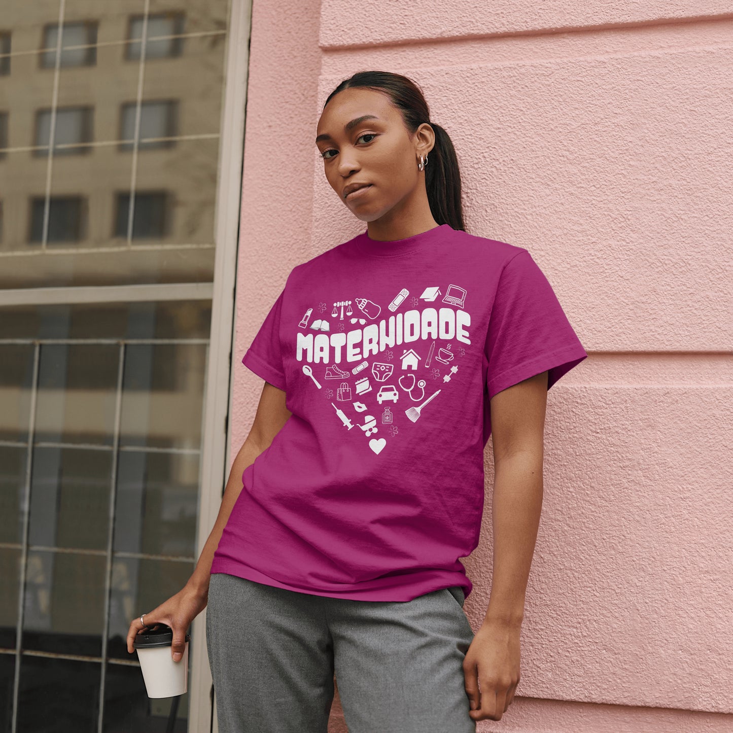 Maternidade - camisa - arte