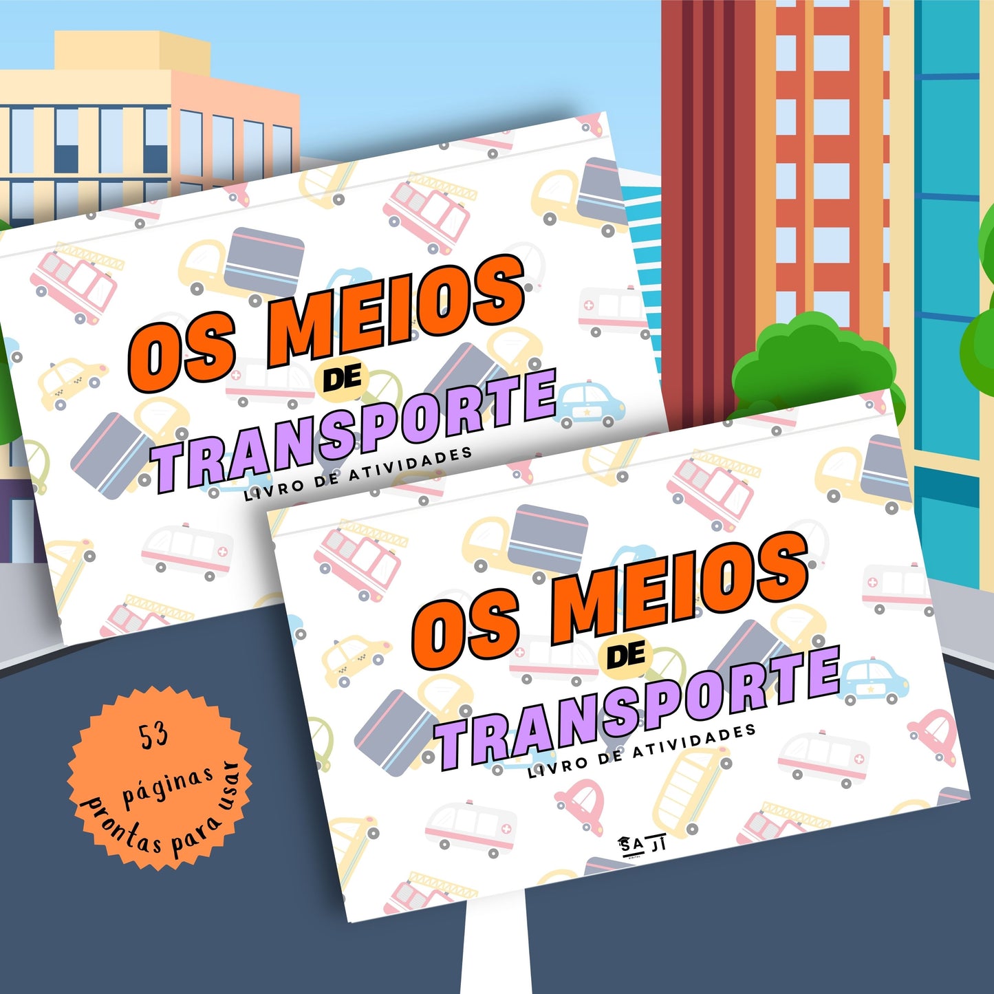 Os meios de Transporte - Capa