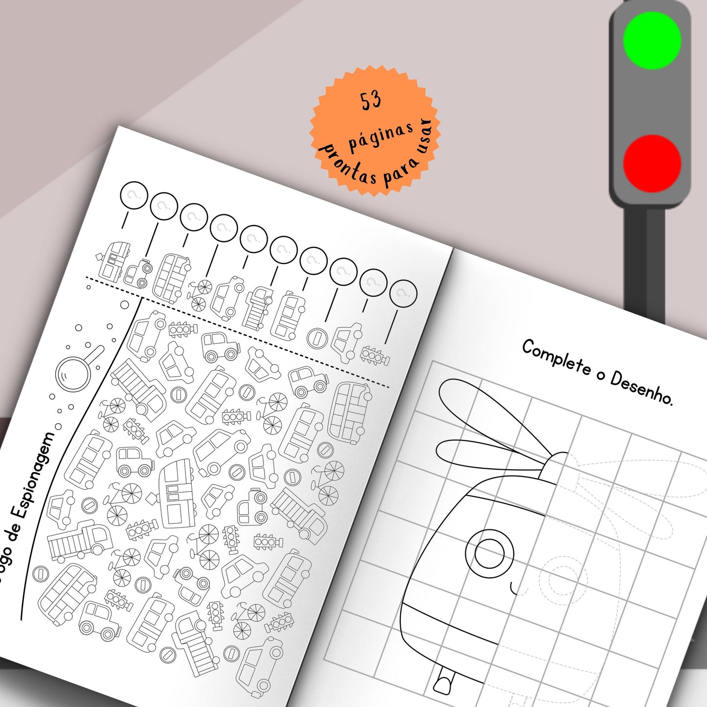 jogo de espionagem e desenhos