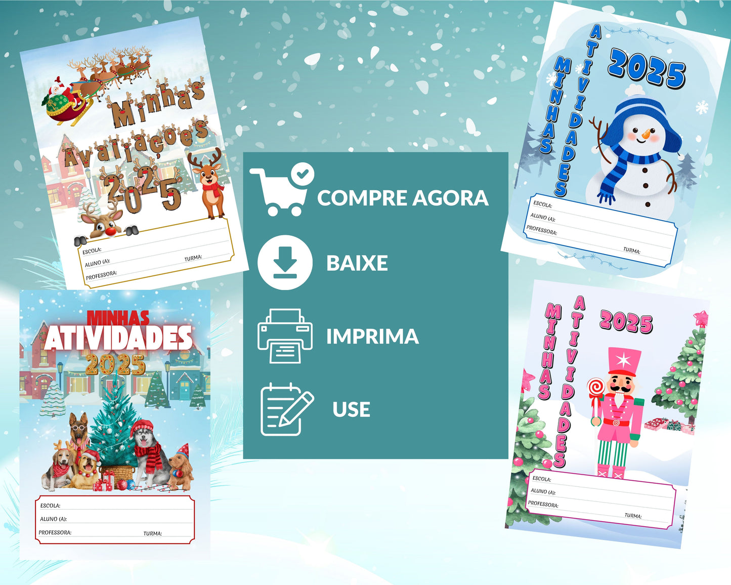 CAPAS PARA AVALIAÇÕES E ATIVIDADES