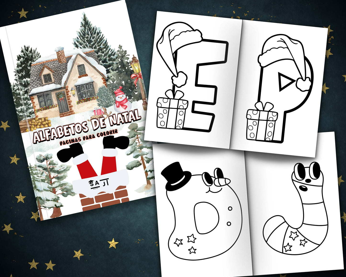 ALFABETO PARA COLORIR