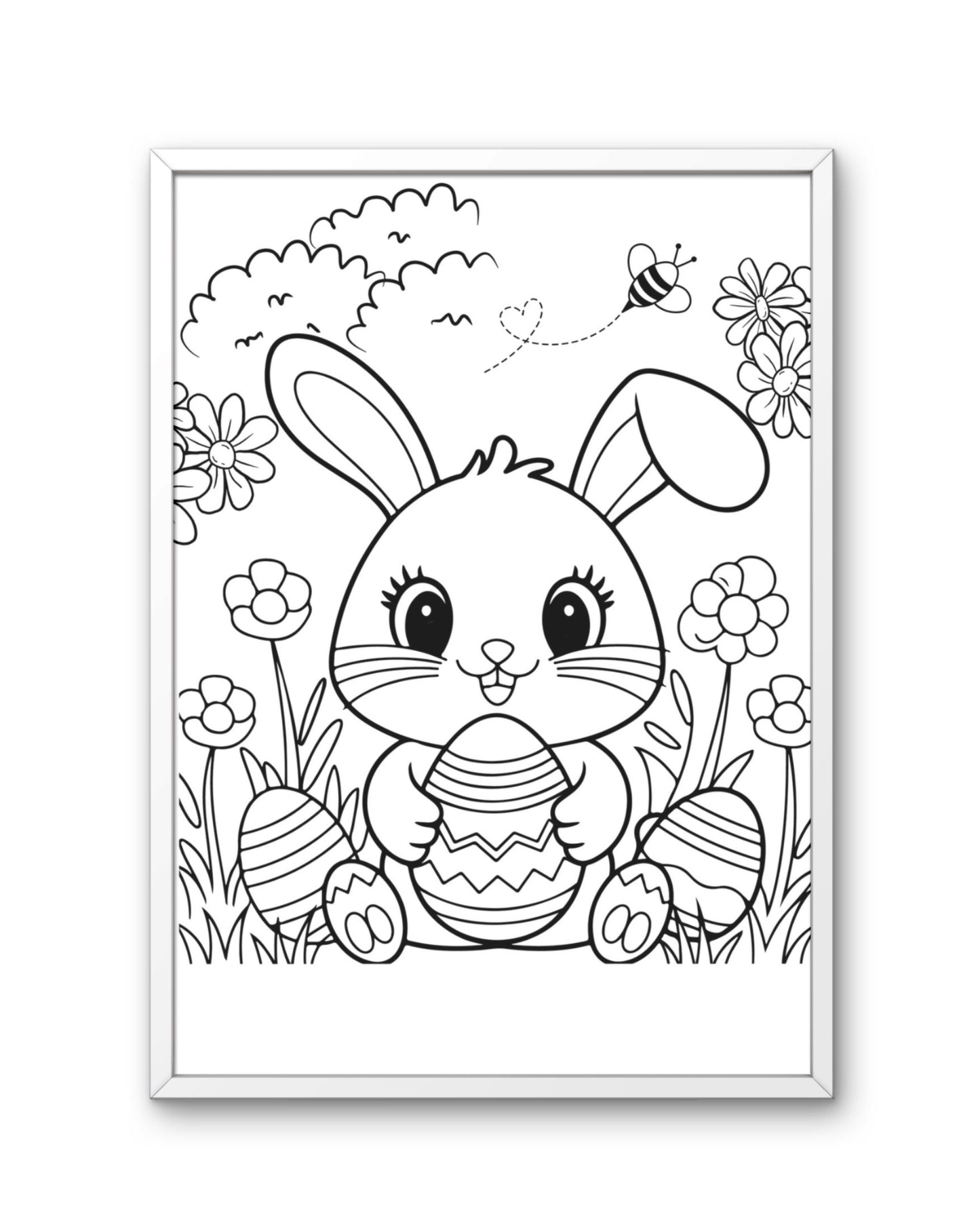 Desenhos de Pascoa para colorir 