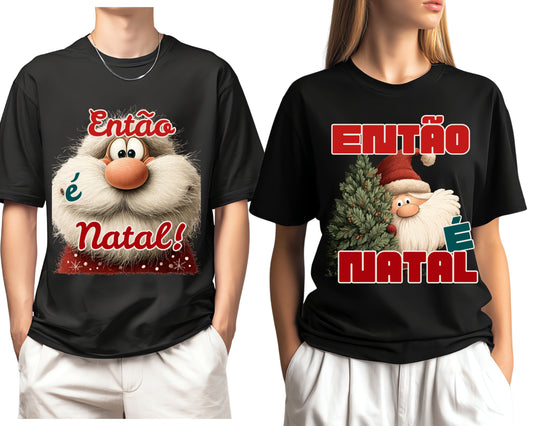 LOGOS ENTAO E NATAL - CAMISA PRETA