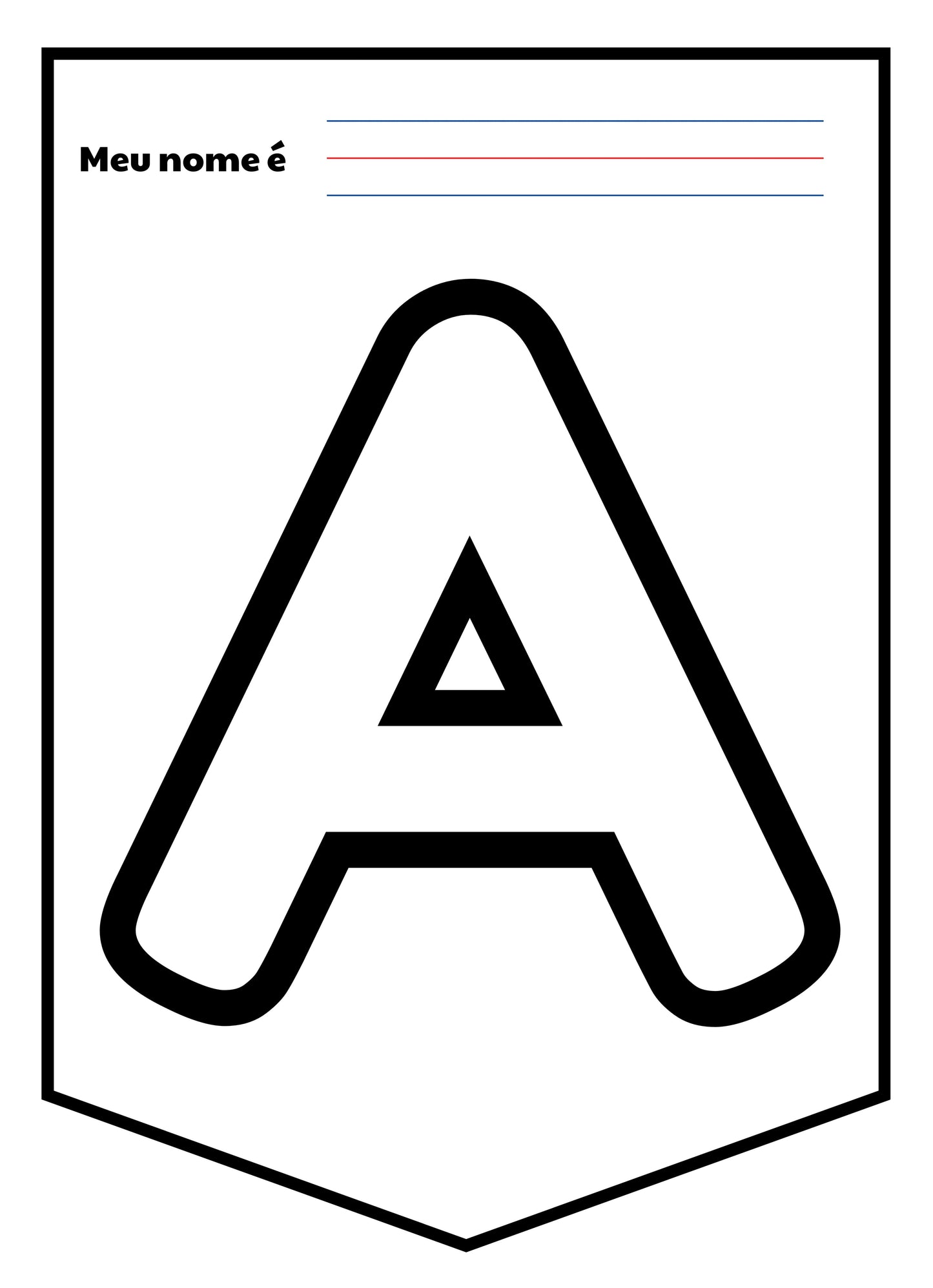 Internal Page - Letter A - Alphabet