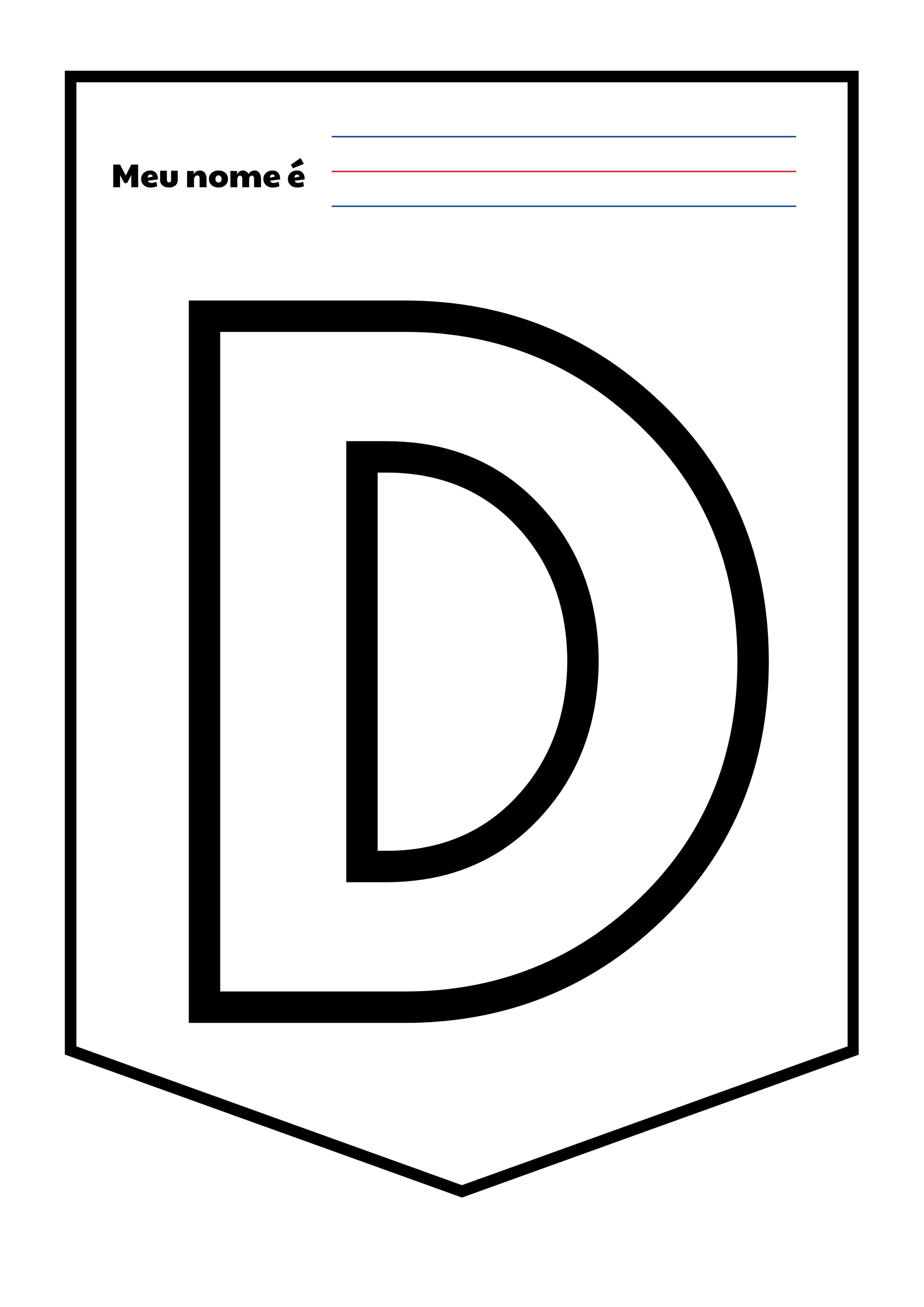 Internal Page - Letter D - Alphabet