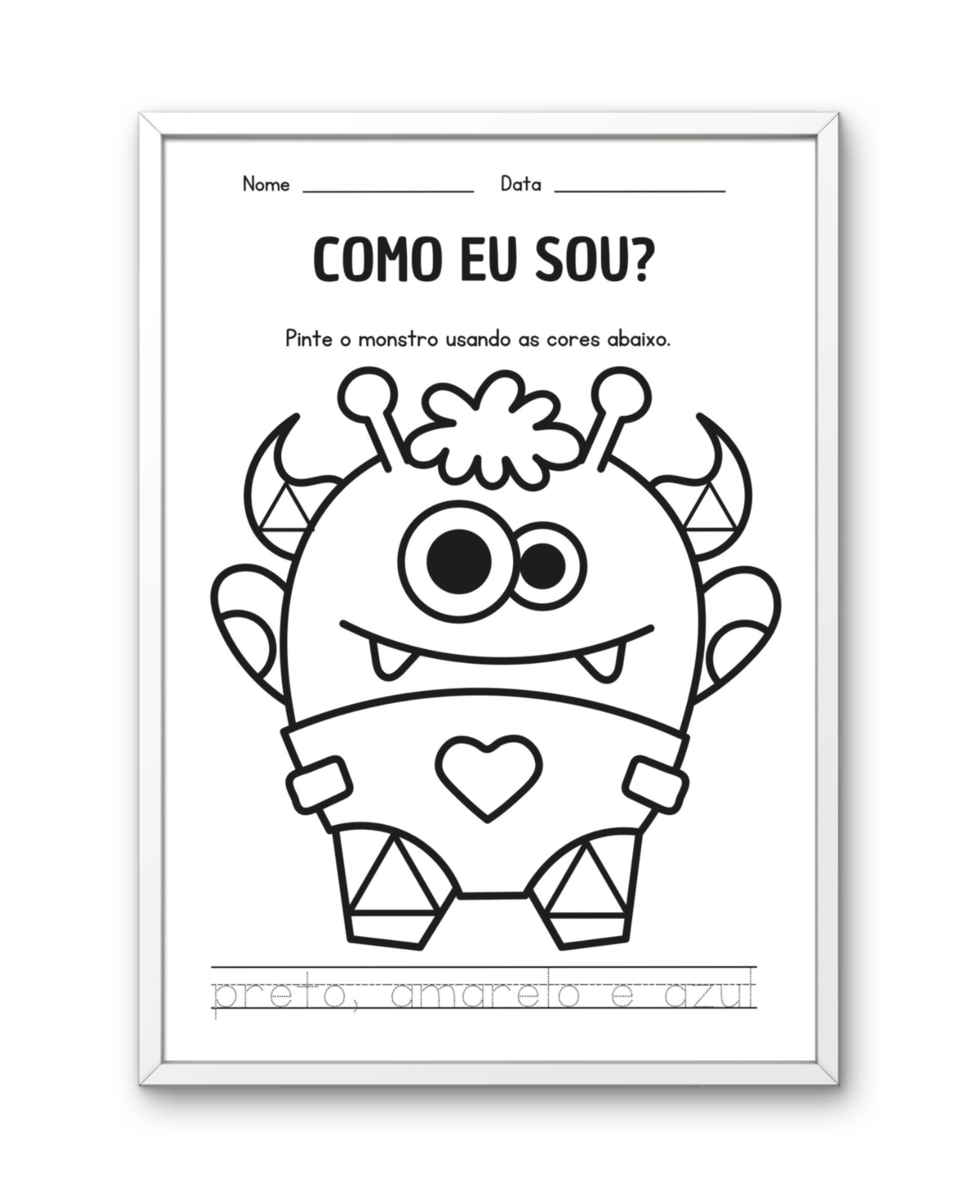 Livro de Atividades - As cores