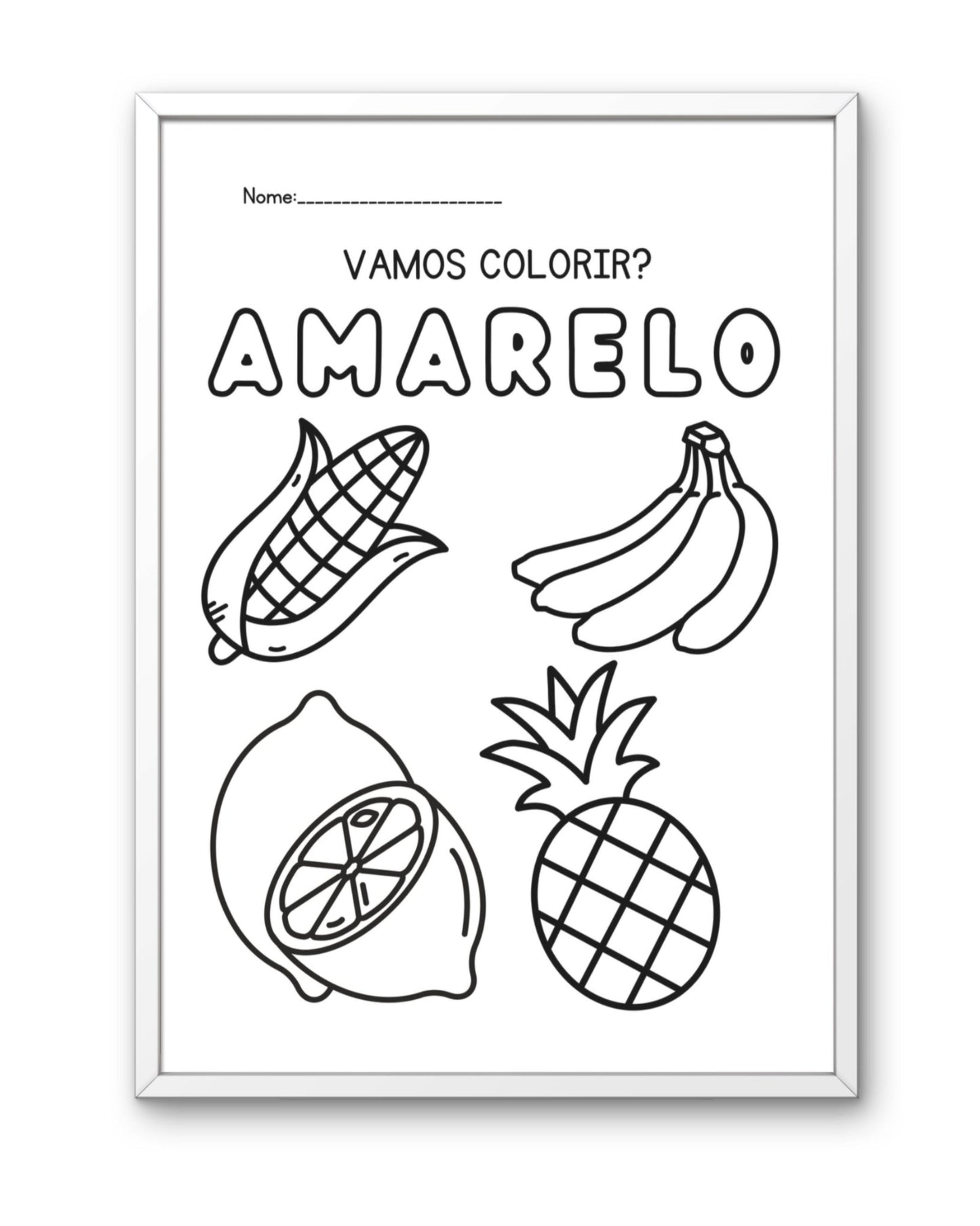 Livro de Atividades - As cores