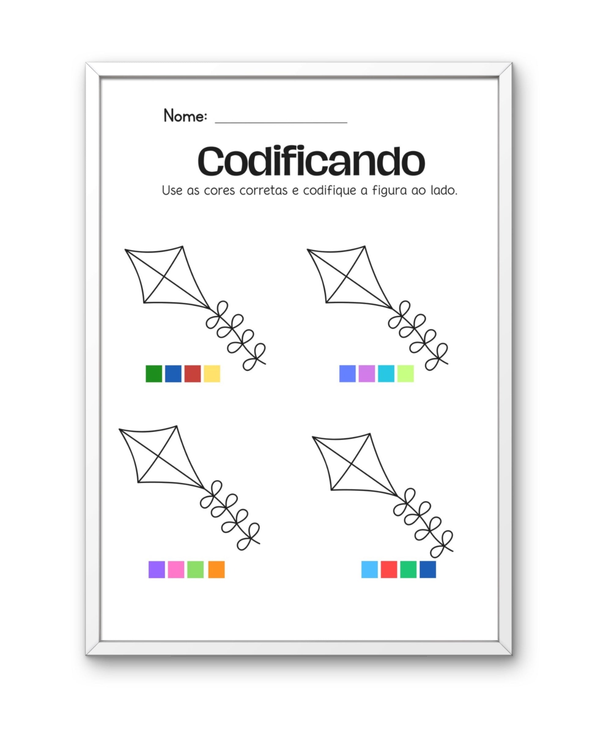 Livro de Atividades - As cores