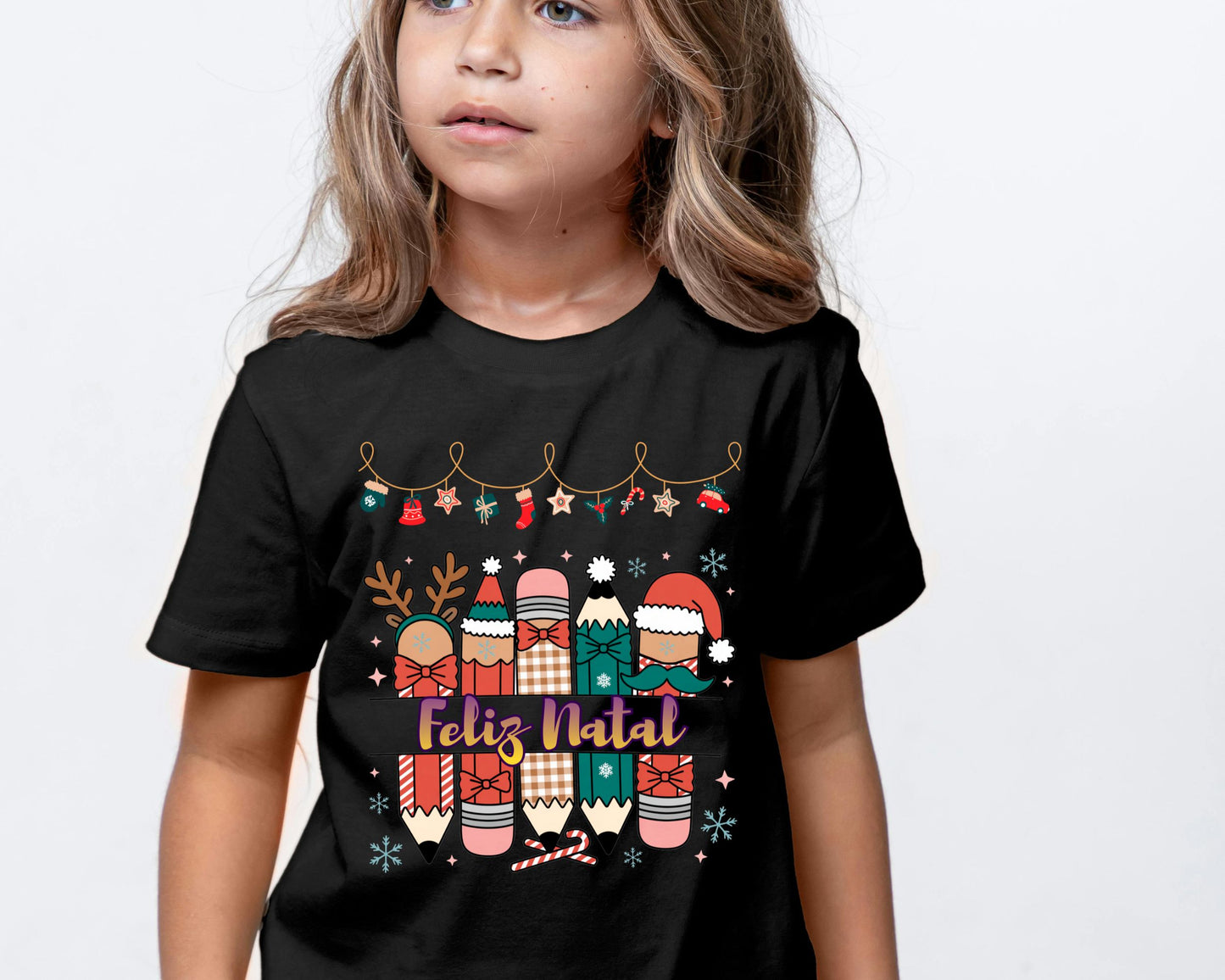 Logo Feliz Natal - Camisa branca