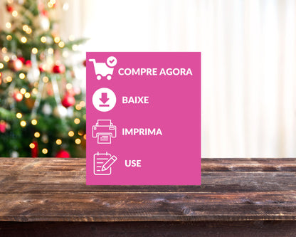 NATAL ROSA - LOGO PAPAINOEL ROSA