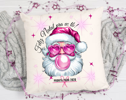 NATAL ROSA - LOGO PAPAINOEL ROSA