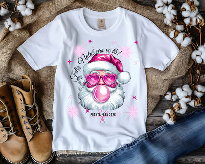 NATAL ROSA - LOGO PAPAINOEL ROSA