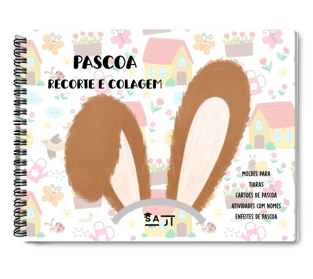 Recorte e colagem de Pascoa