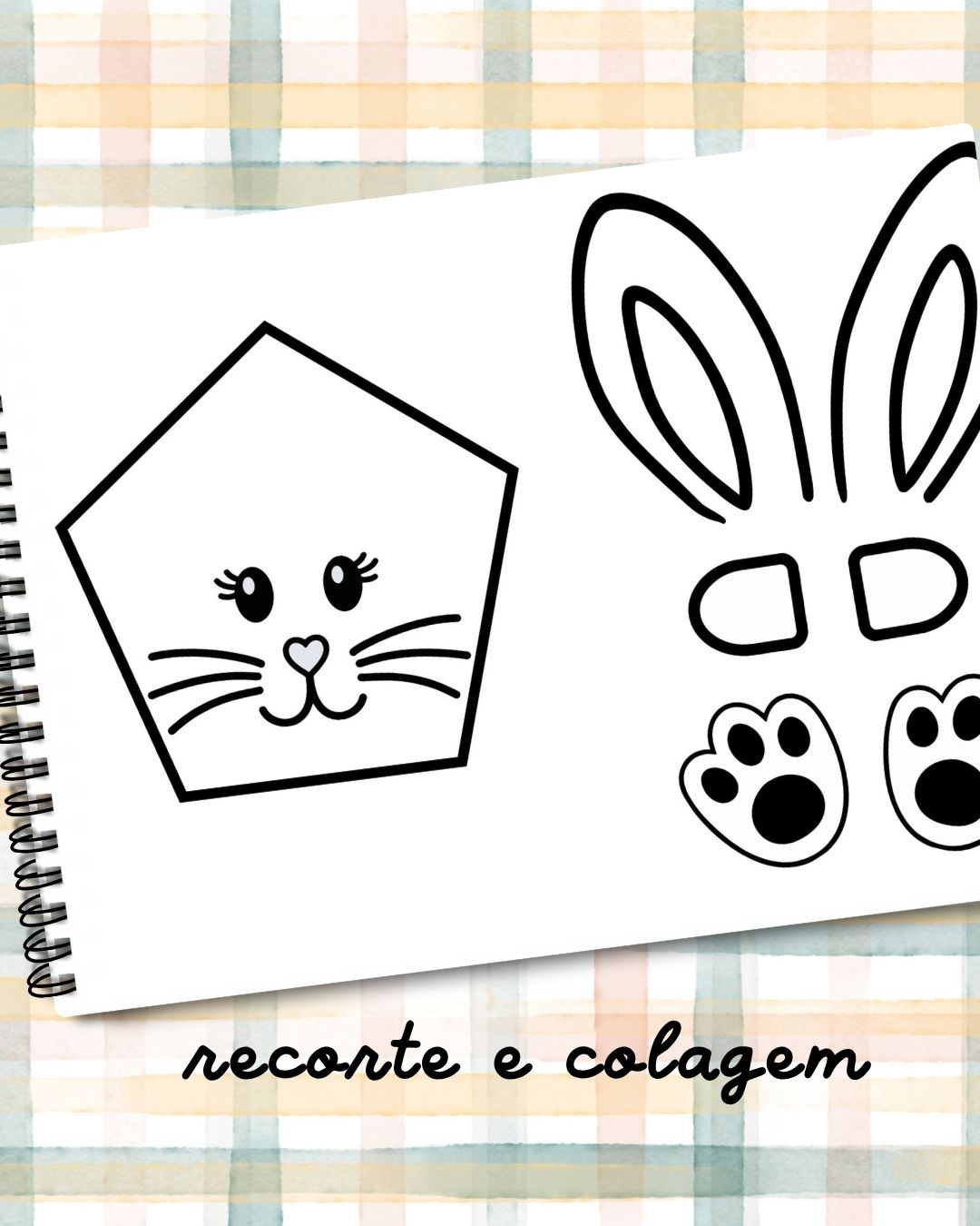 recorte e colagem de pascoa